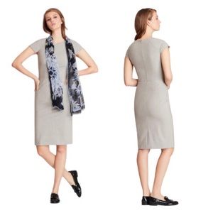 Brooks Brothers Gray Midi Dress